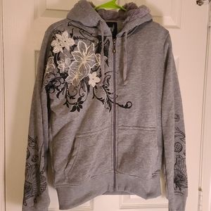 Lined sweatshirt